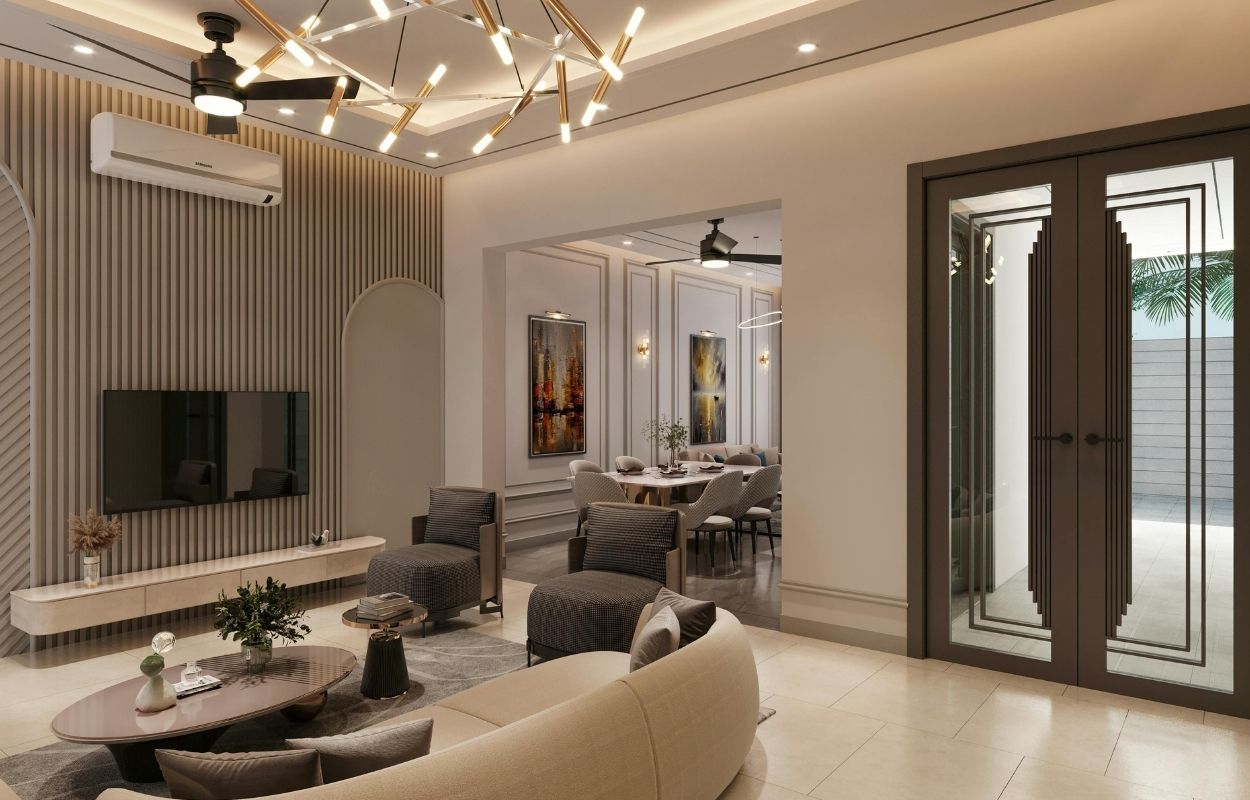 Modern dining interior