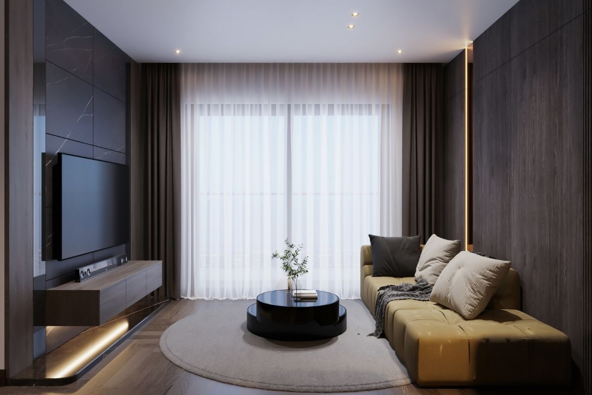 Rafine oturma alanı tasarımı