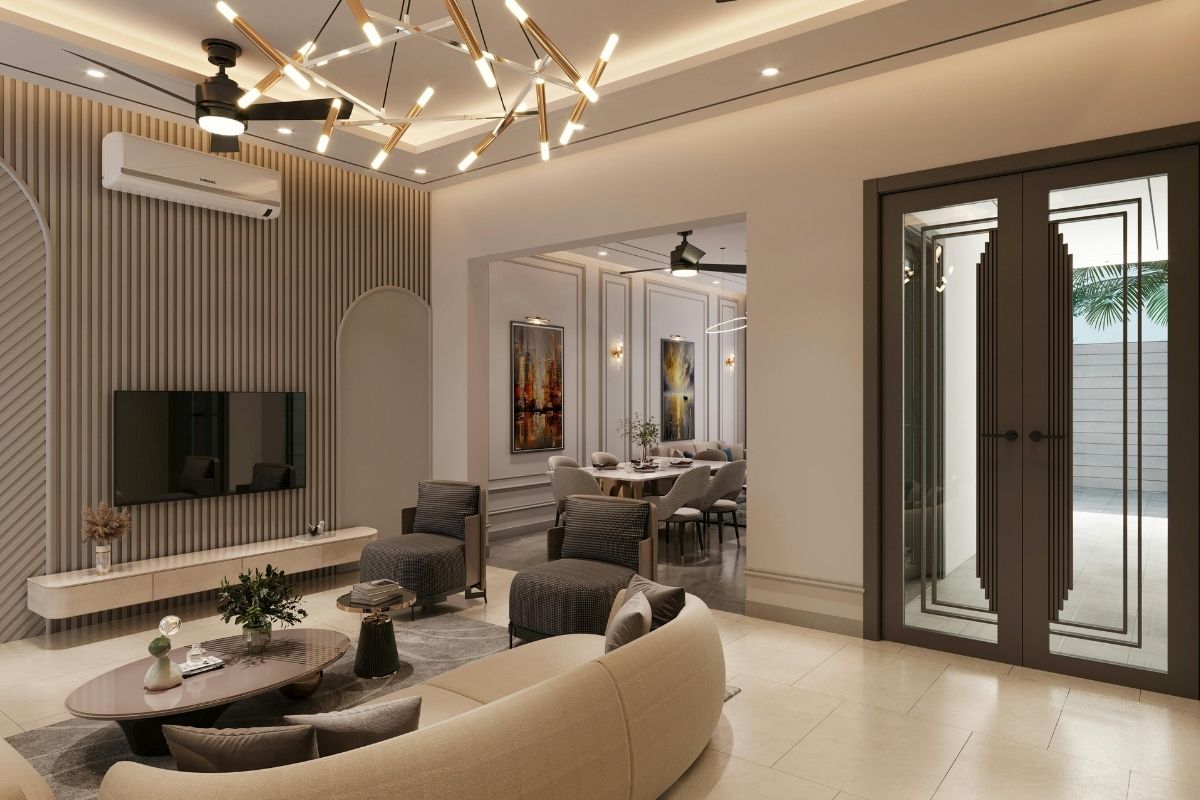 Modern salon tasarımı